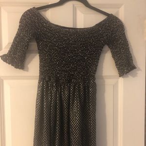 Top shop metallic dress. New with tags